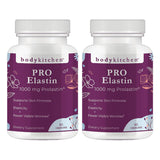 Body Kitchen Pro-Elastin, 1000 mg Elastin Supplement, Help Reduce Signs of Aging, Improved Skin Health, Firmness & Elasticity, Fewer Wrinkles, Veggie Caps, (Pack of 2)