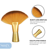 SunFX Finishing Powder Brush | Large Professional Fan Brush for Salon Use | Perfect For Spray Tan Powder