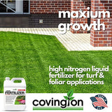 Covington Liquid Nitrogen Fertilizer 30-0-0 NPK - All Purpose Nitrogen Fertilizer for Lawns, Vegetables, & Plants - Liquid Concentrated Fertilizer with High Nitrogen (32 OZ)