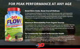 The20: Flow - Nitric Oxide Supplement - 60 Capsules - L-Citrulline from Organic Watermelon, Organic Spinach, and Organic Acerola Cherries - for Heart, Brain, and Overall Health - No Gluten