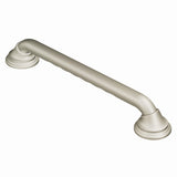 Moen Brushed Nickel Bathroom Safety 12-Inch Designer Bathroom Grab Bar with Curled Grip, Shower Handles for Elderly, R8712D3GBN