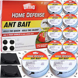 Ant Traps Indoor by ORTHO Home Defense 10pk- Metallic & Adhesive Pet Friendly Ant Killer Indoor & Ant Killer Outdoor - Ant Trap & Ant Bait Traps Indoor Ant Killer - Ant Traps Outdoor,Ant Bait Outdoor