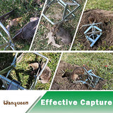 Mole Traps That Kill Best, Scissor Mole Traps for Lawns Vole Traps Outdoor Use, Mole Trap Easy to Set Galvanized Steel Reusable Quick Capture Gopher