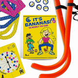 It's Bananas! The Monkey Tail Game - Funny Family Party Game for Adults, Kids, & Teens - Ages 6+, 2+ Players, Top 10 Best Board Games 2023 for Party, Birthday, Thanksgiving, Christmas, Game Night