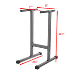 XMARK Dip Station, Rock Solid, 500 lb Weight Capacity, Uniquely Angled Uprights Width Ranges From 21” to 23” Allowing For Perfect Targeting of the Tricep, Shoulder, and Chest Muscles