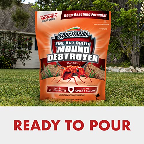 Spectracide Fire Ant Shield Mound Destroyer Granules, 3.5-Pound