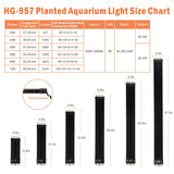 Hygger Auto On Off 48-55 Inch LED Aquarium Light Extendable Dimable 7 Colors Full Spectrum Light Fixture for Freshwater Planted Tank Build in Timer Sunrise Sunset