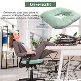 Vinban Stuffed Donut Pillow Seat Cushion | for Tailbone and Coccyx Pain, Hemorrhoids, Bed Sores, Pregnancy, Prostate, Surgery Recovery, Sitting Pressure Relief, for Home, Office and Car (Moss Green)