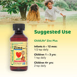 ChildLife Essentials Liquid Zinc Plus - All-Natural Support for Optimal Immune System Function, Allergen-Free, Zinc Drops for Kids, Infants, & Teens - Mango Strawberry Flavor, 4 Fl Oz (Pack of 3)