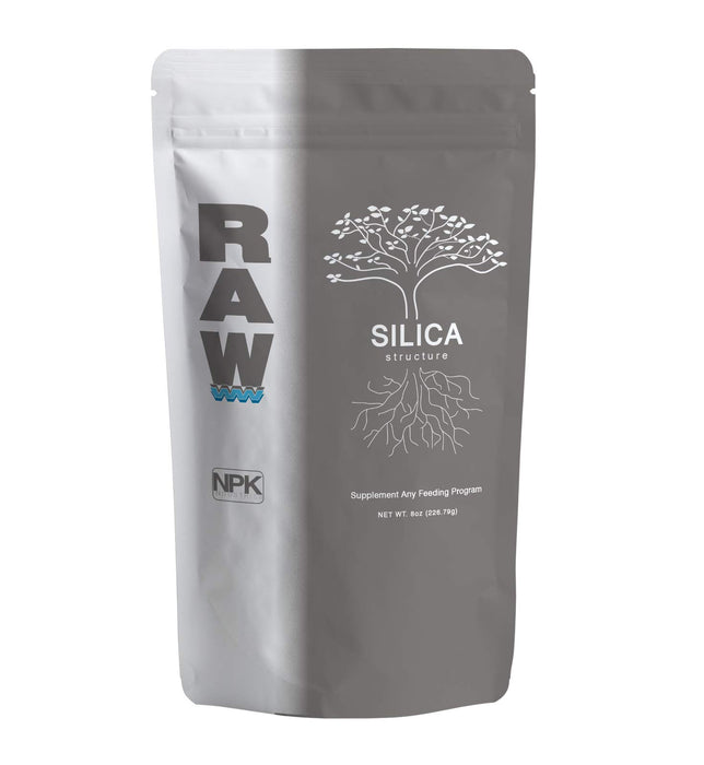 RAW Silica 8oz - High-Purity Plant Supplement for Stronger Growth and Stress Resistance - Essential Silicon Nutrient for Hydroponics, Soil, and Coco Coir