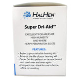 Hal-Hen Super Dri Aid Hearing Aid Dehumidifier - Single Dryer