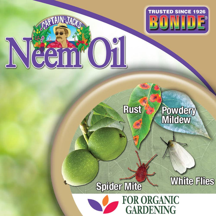 Bonide Captain Jack's Neem Oil, 128 oz Ready-to-Use, Multi-Purpose Fungicide, Insecticide and Miticide for Organic Gardening