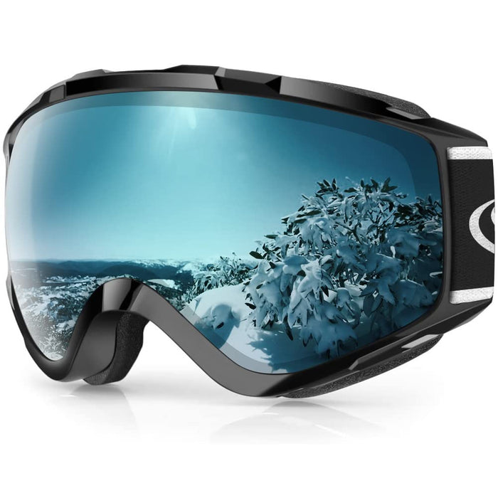 findway Ski Goggles OTG - Over Glasses Snow/Snowboard Goggles for Men, Women & Youth - 100% UV Protection