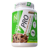 NutraKey V-Pro, Raw Plant Protein Powder, Organic, Vegan, Low Carb, Gluten Free with with 20g of Protein (Mocha) 2-Pound