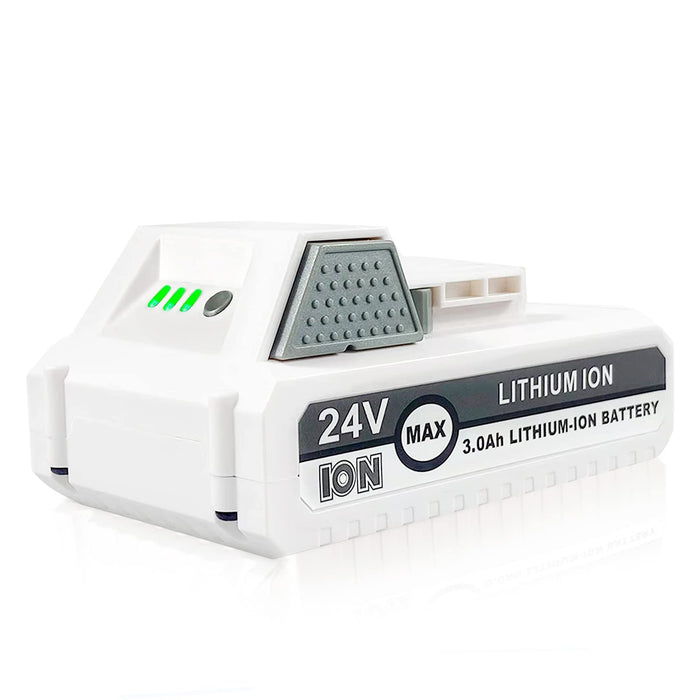 Moccdor 3.0Ah 24V Replacement Lithium-ion Battery for Snow Joe + Sun Joe 24V Series Cordless Power Tools, Compatible with Snow Joe 24VBAT-LTX 24VBAT-LTW 24VBAT-LTE 24VBAT 24V-X2-SB18 24VBAT-XR