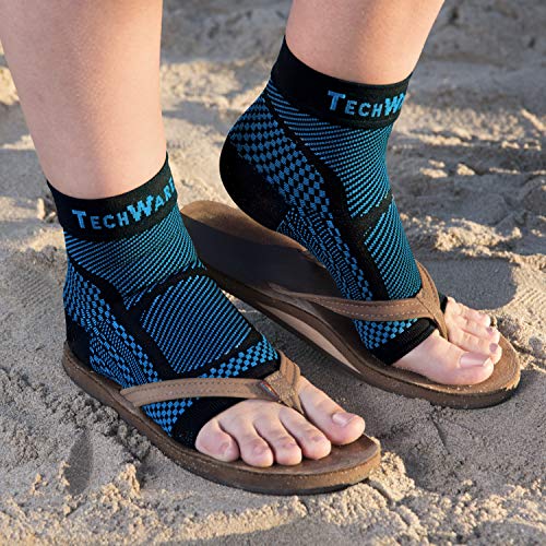 TechWare Pro Ankle Brace Compression Sleeve Relieves Achilles Tendon