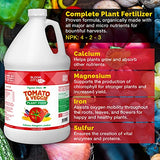 Tomato & Veggie Plant Food for Delicious Homegrown Produce by Bloom City, Gallon (128 oz)