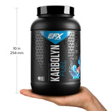 EFX Sports Karbolyn Fuel | Fast-Absorbing Carbohydrate Powder | Carb Load, Sustained Energy, Quick Recovery | Stimulant Free | 37 Servings (Blue Razz Watermelon)