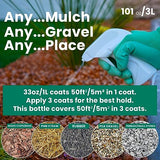 Vuba EASIHOLD - 101oz Mulch Glue for Landscaping and Stabilizing Mulch, Rocks and Pea Gravel with Easy Applicator. Lasts up to 3 Years, Non Toxic, Ready to Use.