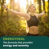 ADAPTOHEAL Energyheal – Energy Boost, Food Supplement with Ashwagandha, Rhodiola Rosea, Maca – Increases Energy, Focus and Vitality (180 Capsules)