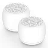 White Noise Machine Babelio Mini Sound Machine for Adults Kids Baby | 15 Non-looping Sounds | Timer | Easy to Pocket and Travel - White (Pack of 2)