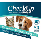 CheckUp Testing Strips x 50 (10 Parameters Urine Test Strips for Cats & Dogs)