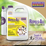 Bonide Repels-All Animal Repellent, 128 oz Ready-to-Use with Power Sprayer, Deters Pests from Lawn & Garden, People & Pet Safe