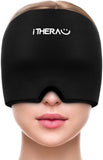 iTHERAU Migraine Ice Head Wrap - Headache Relief Hat With Cold Compress for Sinus, Stress and Tension Relief