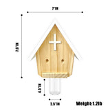 GAW Nature Wood Church Style Carpenter Bee Traps for Outdoors, 4 Pack Best Wooden Bee Trap for Outside