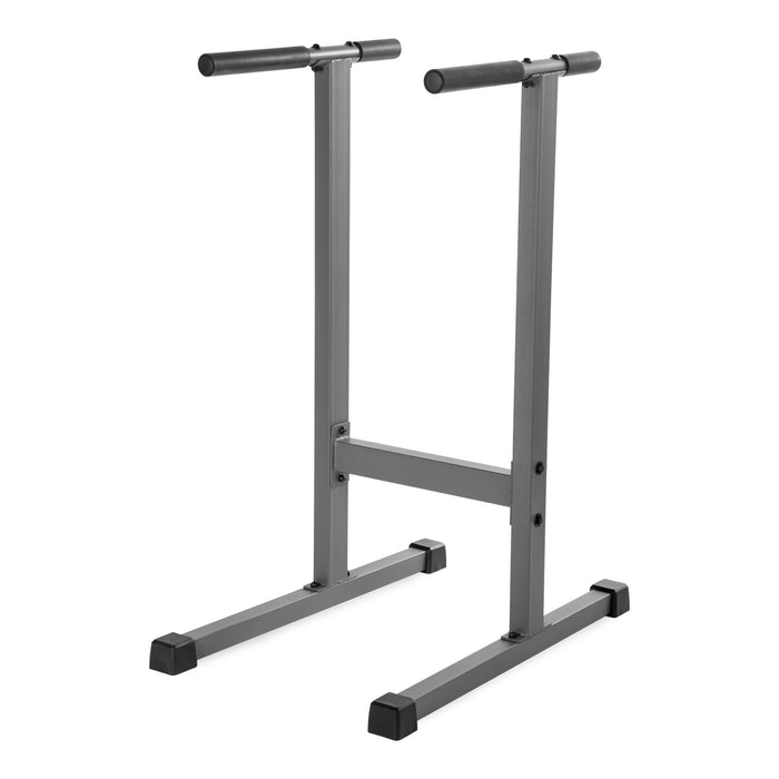 XMARK Dip Station, Rock Solid, 500 lb Weight Capacity, Uniquely Angled Uprights Width Ranges From 21” to 23” Allowing For Perfect Targeting of the Tricep, Shoulder, and Chest Muscles