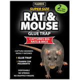 Harris Toughest Rat Glue Trap (2/Pack)