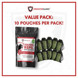Predator Guard Repellent Plants Pouches - Stop Deer, Squirrels and Rabbits Eating Plants Trees Gardens and Vegetables - Rodent Repellent 10 Pack Lasts 12 Months - Natural Ingredients (Squirrel Repel)