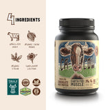 Earth Fed Muscle Ca-Cow! Chocolate Truly Grass Fed Whey 2lb - No Fillers, Flow Agents, or Synthetic Blends, Soy Free, Non GMO and Hormone Free (Chocolate)