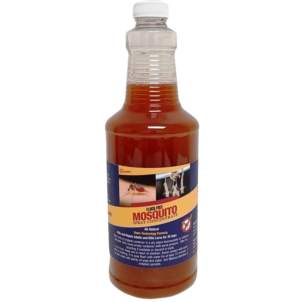 Flock Free Natural Mosquito Control Spray Concentrate, Repels Mosquito