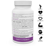 Pure TheraPro Rx Optimum Magnesium - 120 Delayed Release Vegan Capsules - Magnesium Lysinate Glycinate Chelate & Di-Magnesium Malate, Formulated for Maximum Absorption, Supports Bone Health and Energy