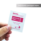 BOCOKO 120 Count Hearing Aid Wipes Individually Packaged Cleaning Towelette with Cleaning Tools for Hearing Amplifier