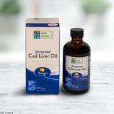 Green Pasture - Fermented Cod Liver Oil Liquid - 6 fl. oz. Vitamin A Vitamin D Omega 3 Omega 6 Omega 9 (6oz Orange)