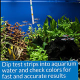 API 5-IN-1 TEST STRIPS Freshwater and Saltwater Aquarium Test Strips 100-Count Box