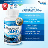 NeuropAWAY Nerve Support,120 Daily Capsules