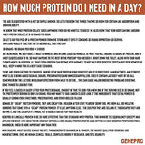 GENEPRO Medical Grade Protein 60 Servings, by Musclegen Research - Premium Protein for Absorption, Muscle Growth & Mix-Abilty. Gluten-Free, No Sugar, Flavorless and Mixes with any Drink. 2.1lb
