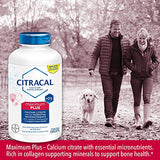 Citracal Maximum Plus Highly Soluble, Easily Digested, 630 mg Calcium Citrate With 1000 IU Vitamin D3, Bone Health Supplement for Adults, Caplets, 180 Count