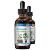 Cleanse Drops - Advanced Kidney & Gallbladder Cleanse Support Supplement - Liquid Delivery for Better Absorption - Chanca Piedra Used in Amazonian Rainforest