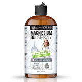Pure Magnesium Oil, Best Value - Large 16oz Re-Fill Size (12 Month Supply), Organic Zechstein Brine - Feel Better Faster