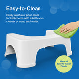 Step and Go Toilet Stool 7" - Bathroom Squat Stool