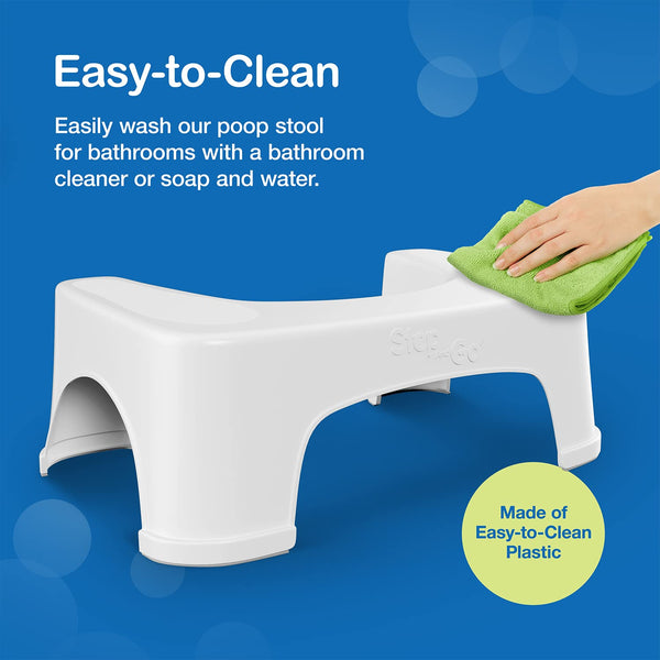Step and Go Toilet Stool 7" - Bathroom Squat Stool – kate-minimalist