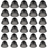 30 Pcs Dome Hearing Aid Silicone Hearing Aid Domes Hearing Aid Power Domes Medium Power Domes Small Close Domes Ear Tips Hearing Direct Domes Large Power Dome for Hearing Resound Accessories(Black)