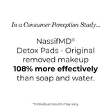 NassifMD Detox Pads Facial Radiance Pads, Glycolic Acid Pads, Face Exfoliating Pads Salicylic Acid Wipes, Facial Scrub Pads, BHA AHA Pads, Resurfacing Pads for Face (60 Count)