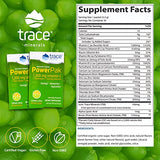 Trace Minerals | Power Pak Electrolyte Powder Packets | 1200 mg Vitamin C, Zinc, Magnesium | Boost Immunity, Hydration and Natural Energy | Lemon Lime | 30 Packets