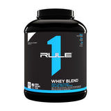 Rule 1 R1 Whey Blend, Vanilla Ice Cream - 4.95 lbs Powder - 24g Whey Concentrates, Isolates & Hydrolysates with Naturally Occurring EAAs & BCAAs - 68 Servings