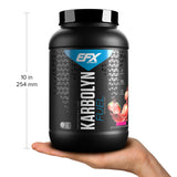 EFX Sports Karbolyn Fuel | Fast-Absorbing Carbohydrate Powder | Carb Load, Sustained Energy, Quick Recovery | Stimulant Free | 37 Servings (Strawberry)